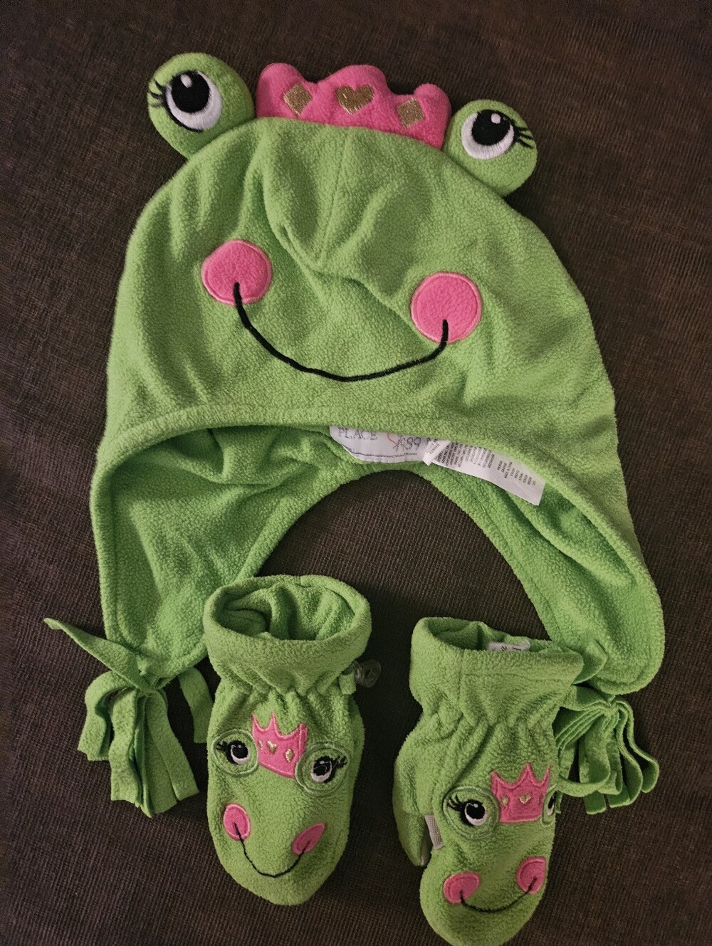 Princess & The Frog Hat and Mittens Set 2T from The Children's Place